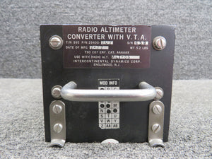 29400-207 Intercontinental Dynamics Radio Altimeter Converter w VTA and Mods