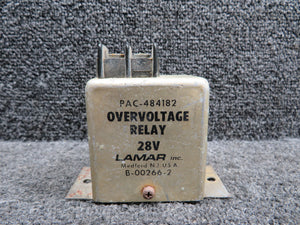 B-00266-2 (Alt: 484182) Lamar Overvoltage Relay (Volts: 28) (Dented Housing)