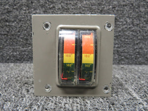 800496-0 Lear Avia Battery Temperature Indicator (Volts: 28) (Grey Face)