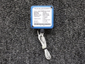6430102-2 True Blue TA102 Dual USB Charging Port Assembly (10-32V)