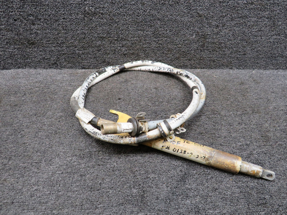 45-521212-18 Beechcraft 95-55 Flap Actuator Assembly with Flex Shaft and Casing
