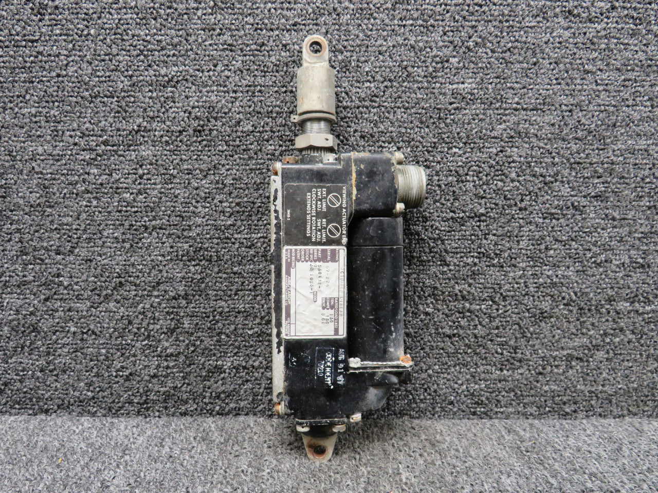 540112-1 (Alt: 36871-1) Airesearch Linear Actuator Assembly with