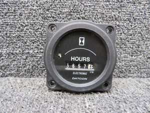 100690 Datcon Electronic Hours Meter Indicator (Hours: 3657.2) (Volts: 12-24)