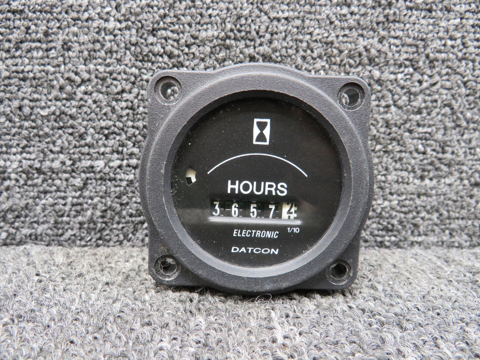 100690 Datcon Electronic Hours Meter Indicator (Hours: 3657.2) (Volts: 12-24)