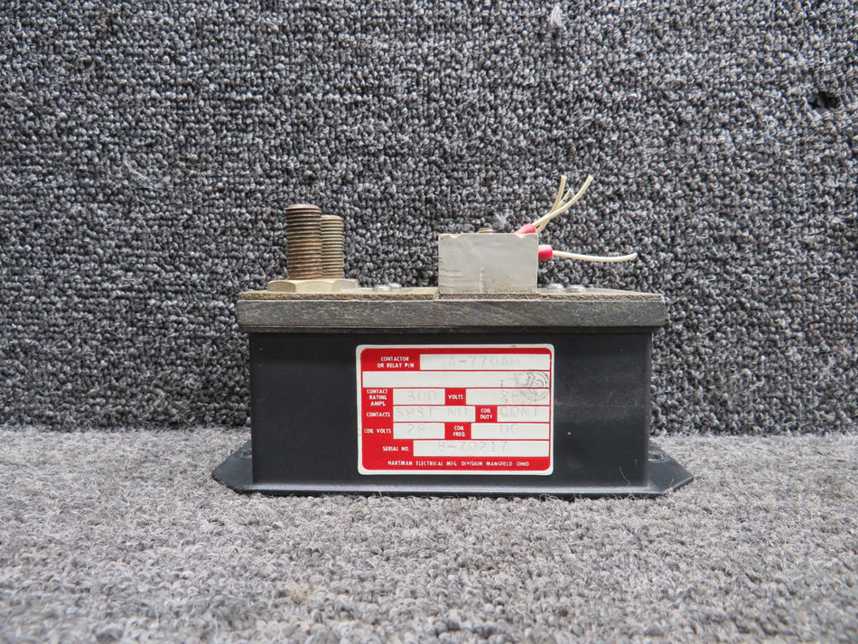 A-770AH Hartman Electrical Contactor (28V)