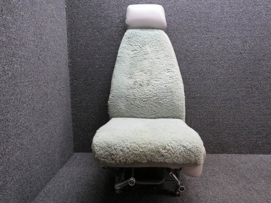 2514073-2, 2514019-1 Cessna T303 Articulating Recline Co-Pilot Seat w Headrest