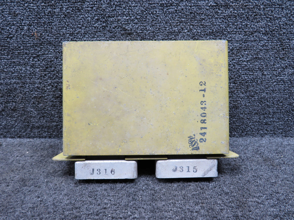 2418043-12 Learjet L-25B Fuel Control Relay Box Assembly