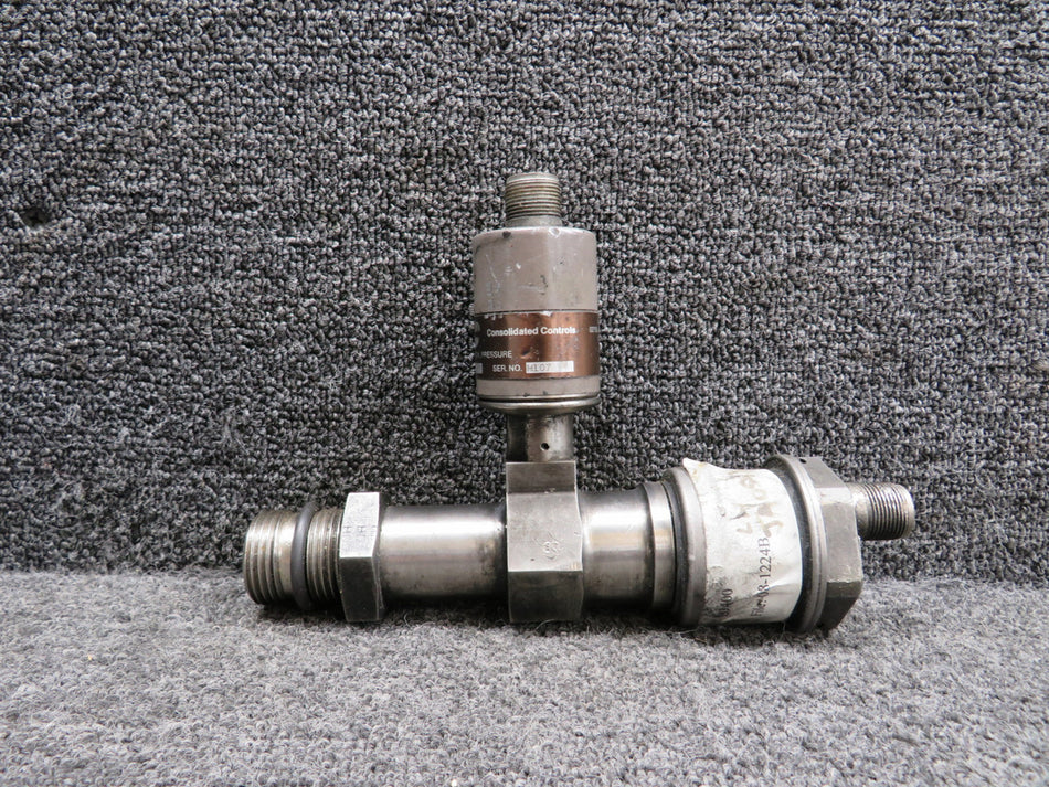 418-09084 (Alt: 45AS86825-5) Armtec Edison Oil Press Transmitter w Press Switch