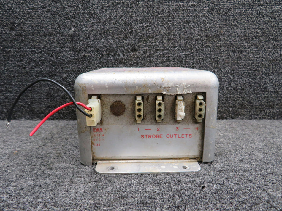 A413 Whelen HAD-DF-28 Strobe Light Power Supply (Worn Data Plate)