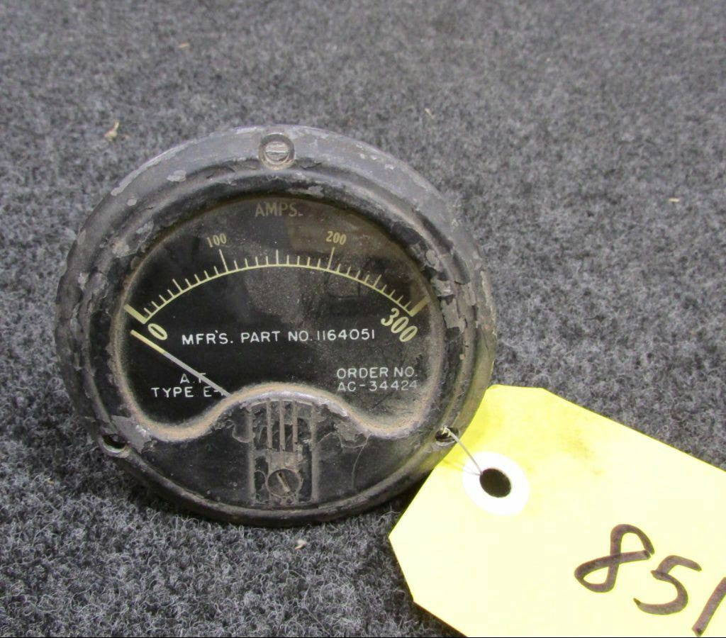 1164051 Amps Indicator BAS Part Sales | Airplane Parts