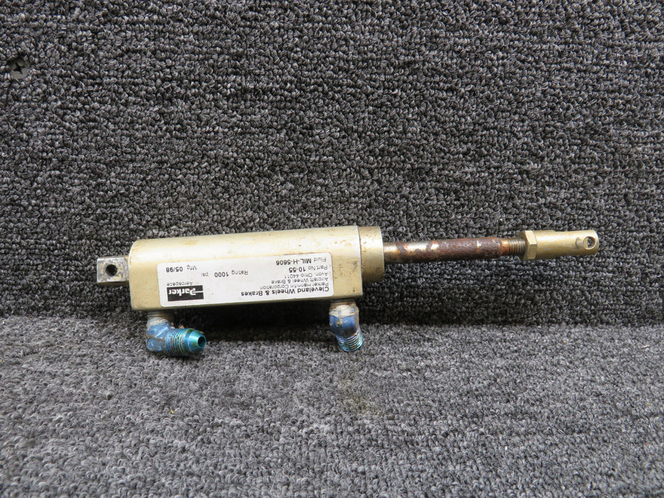 10-55 (Alt: 169-380100-3) Cleveland Master Brake Cylinder (Rusted Rod) (Core)