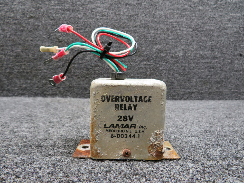 B-00344-1 Lamar Overvoltage Relay (Volts: 28) (Corroded) (Core)