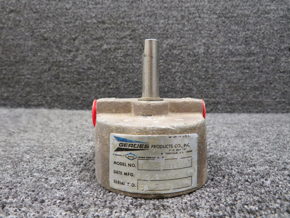 169-380086-1 Gerdes Fuel Selector Valve (Wear Marks on Valve & Missing Handle)
