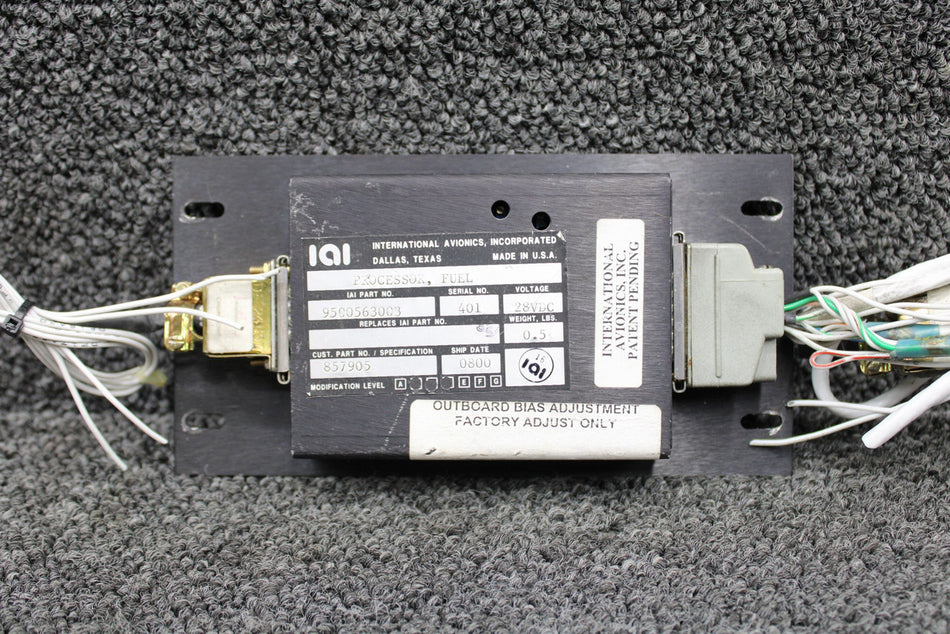 9500563003 (Alt: 857905) IAI Fuel Processor Unit with Modifications (Volts: 28)