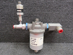 45AS48014-1, 6607A1-152 Beech 400 Pressure Switch & Fuel Filter Assembly LH (Switch No Good)