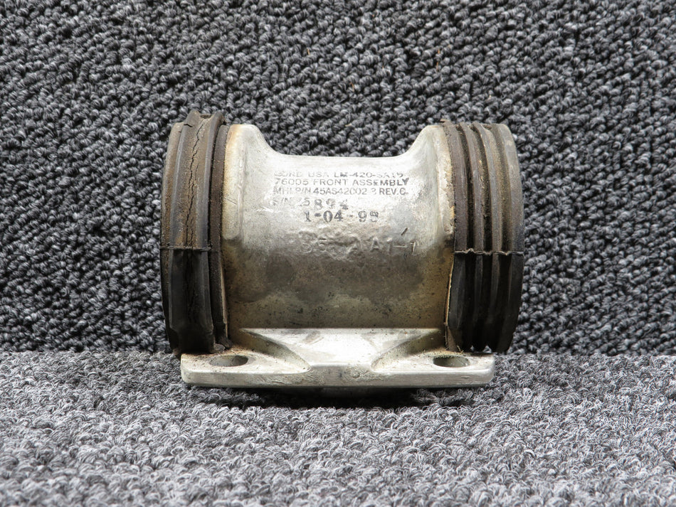 LM-420-SA15 (Alt: 45AS42002-3) Lord Front Engine Mount Assembly (Worn)