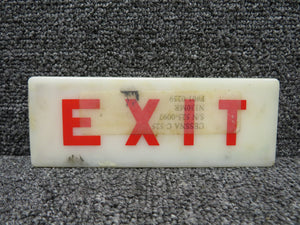 4230-1 (Alt: 4899301-1) Wemac Cabin Door Exit Sign (Volts: 28)