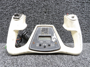 Beech Control Wheel Pilot Trim, Mic, AP Disc, Map and Quartz Chronometer