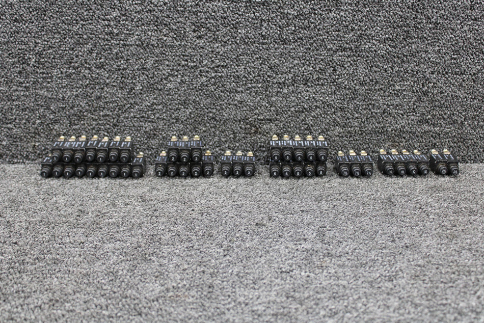 Mechanical Products Push Circuit Breaker Set of 46 (Various Amps: 1-25)