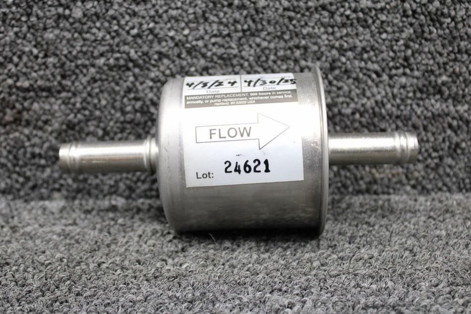 RA2J4-6 Lycoming TIO-540-AF1B Rapco Engine Inline Air Filter Assembly