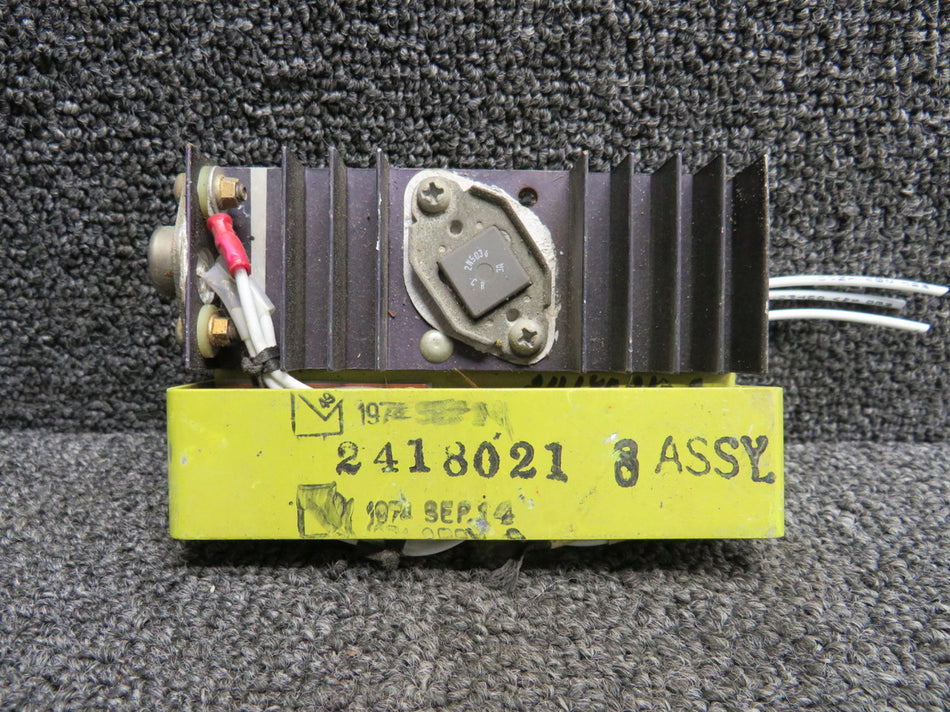 2418021-8 Learjet 25B Voltage Regulator Assembly