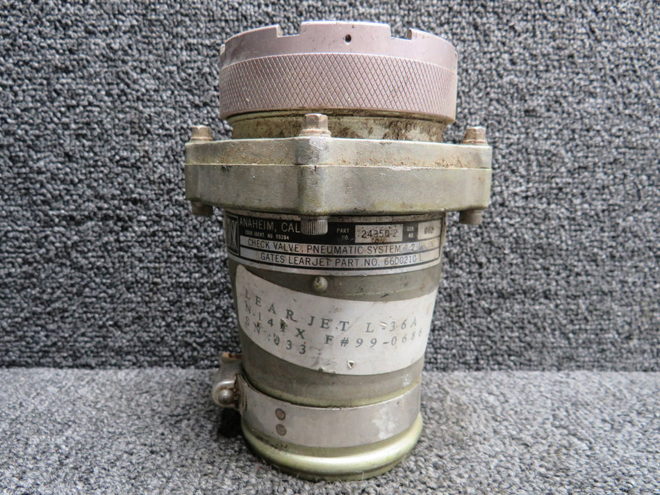 24350-2 (Alt: 6600210-1) Task Pneumatic System Check Valve