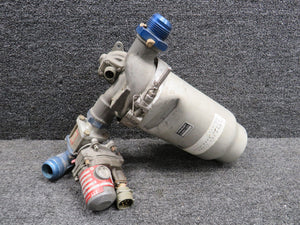 AV24B1119B, 7577295 Learjet 36A Ball Valve & Fluid Pressure Filter Assy (Dented)