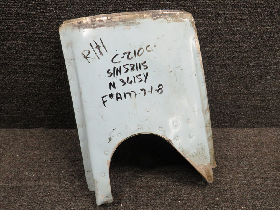 1213515-200 Cessna 210C Cowl Flap Door Assembly RH (Light Blue)