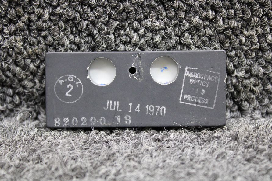 820290-013 Mooney M20F Throttle, Prop, Mixture Control Panel Placard