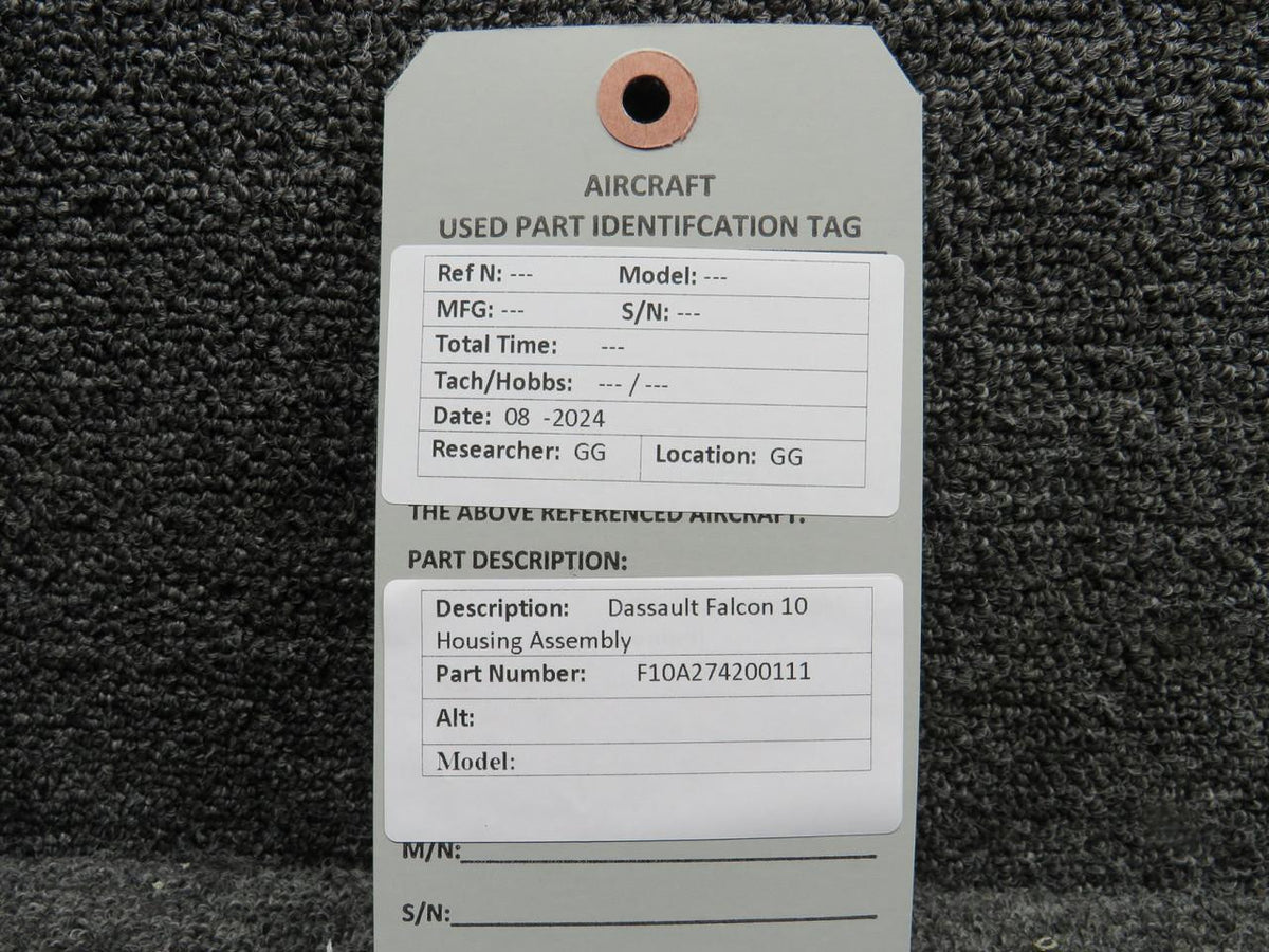 Dassault F10A274200111 Dassault Falcon 10 Housing Assembly