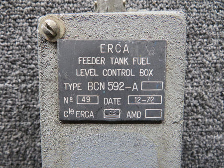 ERCA BCN592-A ERCA Feeder Tank Fuel Lever Control Box