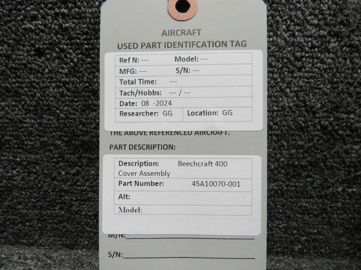 Beechcraft Parts 45A10070-001 Beechcraft 400 Cover Assembly