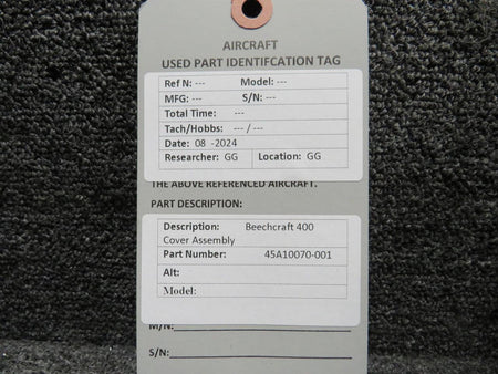Beechcraft Parts 45A10070-001 Beechcraft 400 Cover Assembly