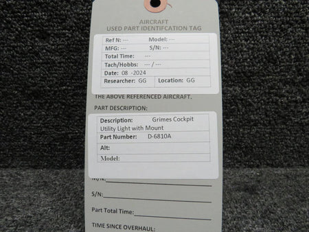 Grimes D-6810A Grimes Cockpit Utility Light with Mount