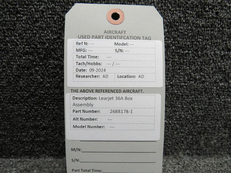 Learjet 2688178-1 Learjet 36A Box Assembly
