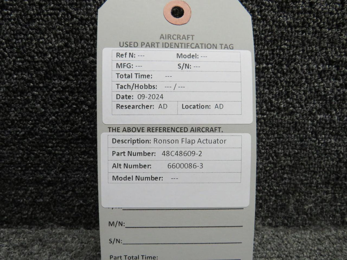 ronson 48C48609-2 (Alt: 6600086-3) Ronson Flap Actuator