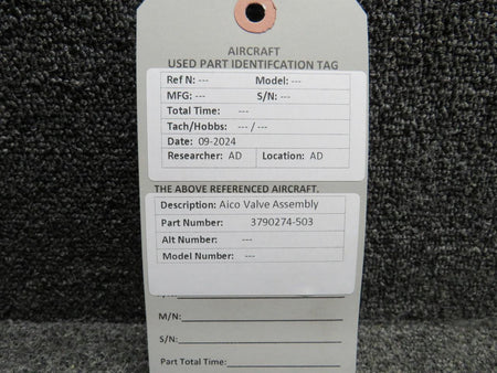 AICO 3790274-503 Aico Valve Assembly