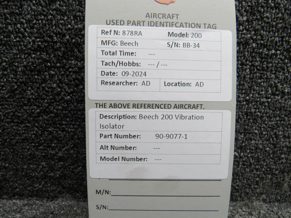Beechcraft Parts 90-9077-1 Beechcraft King Air 200 Vibration Isolator