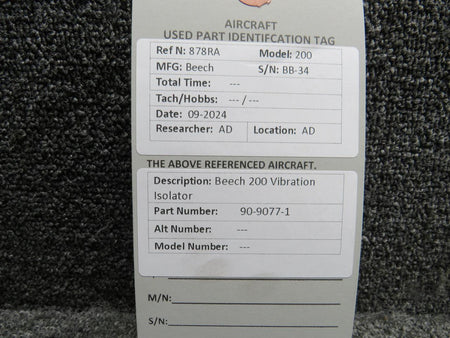 Beechcraft Parts 90-9077-1 Beechcraft King Air 200 Vibration Isolator