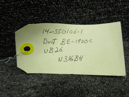 Beechcraft Parts 114-550106-1 Beechcraft 1900C Duct