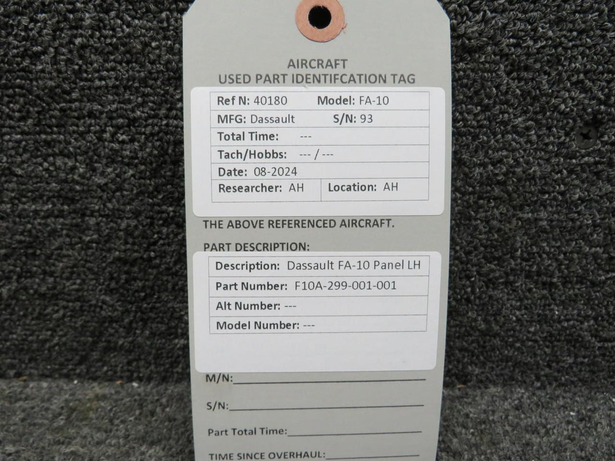 Dassault F10A-299-001-001 Dassault FA-10 Panel LH