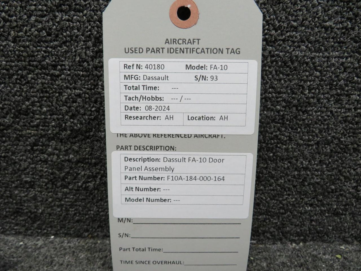 Dassault F10A-184-000-164 Dassault FA-10 Door Panel Assembly