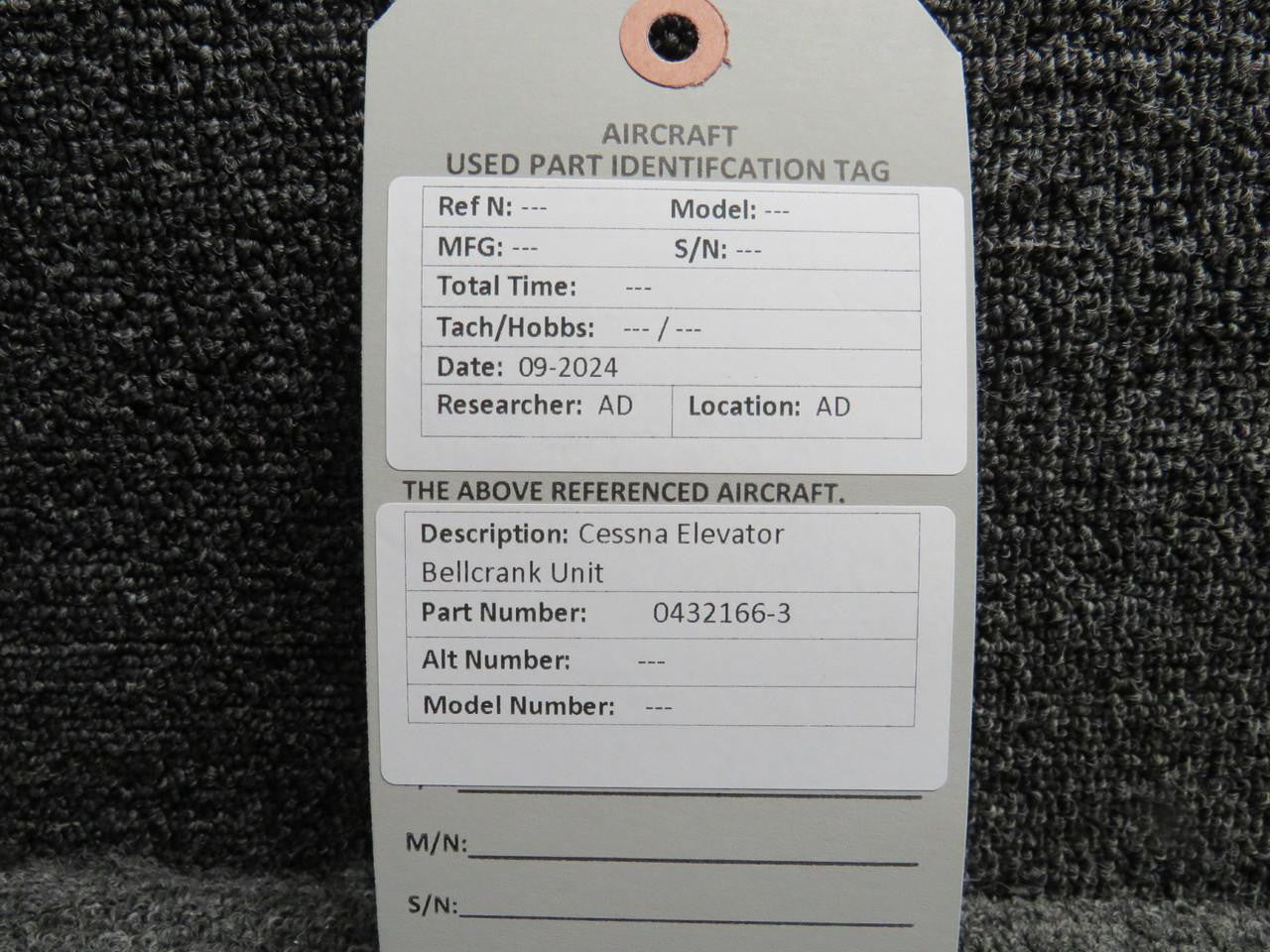 0432166-3 Cessna Elevator Bellcrank – BAS Part Sales