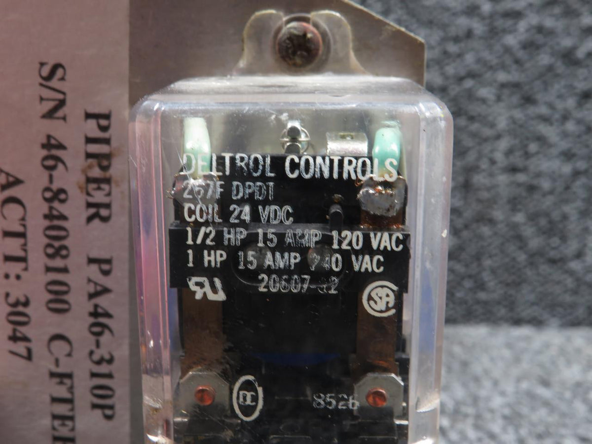 Deltrol Controls 20607-85 Deltrol Controls Relay w Bracket (24V)