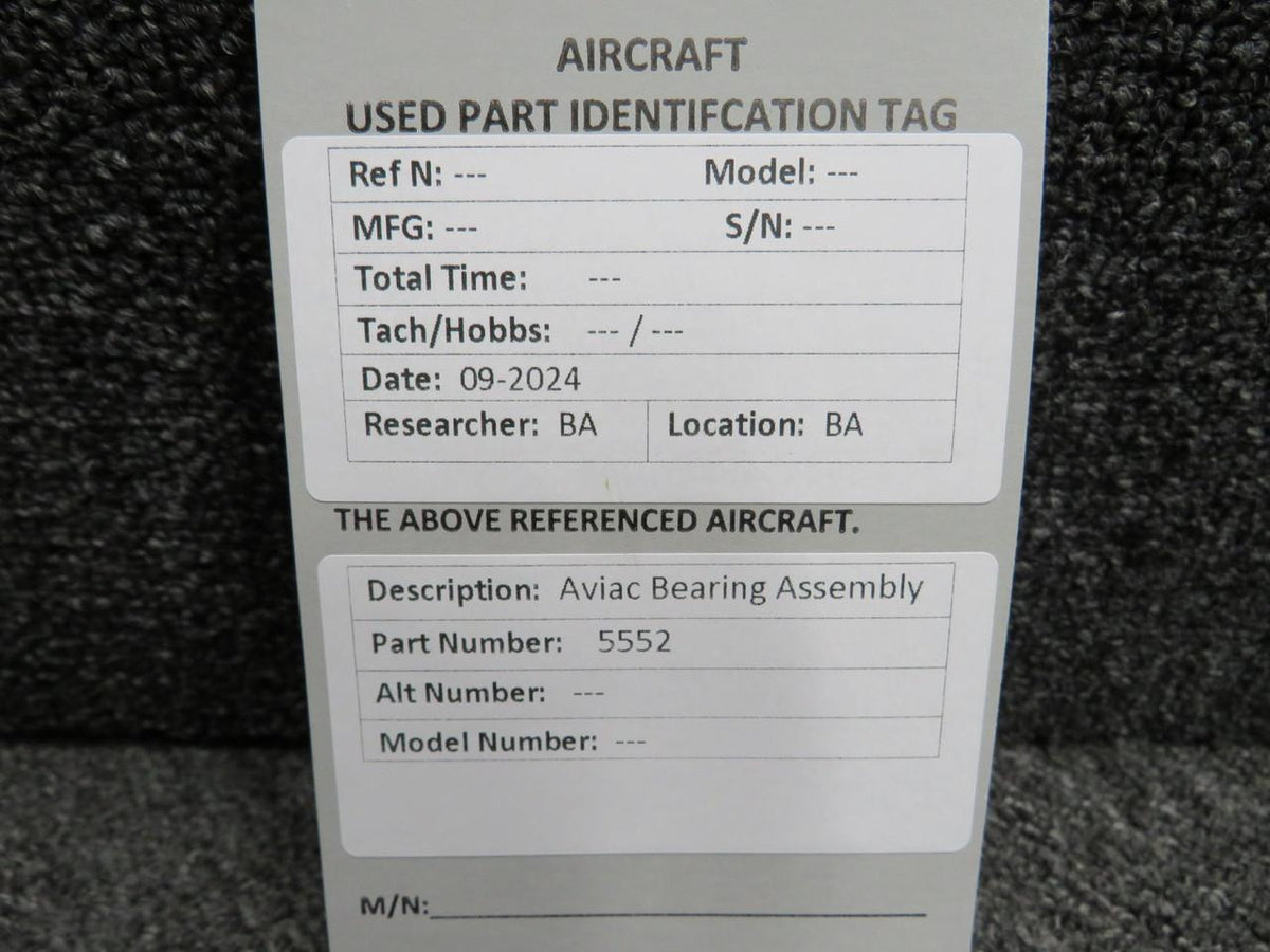Aviac 5552 Aviac Bearing Assembly
