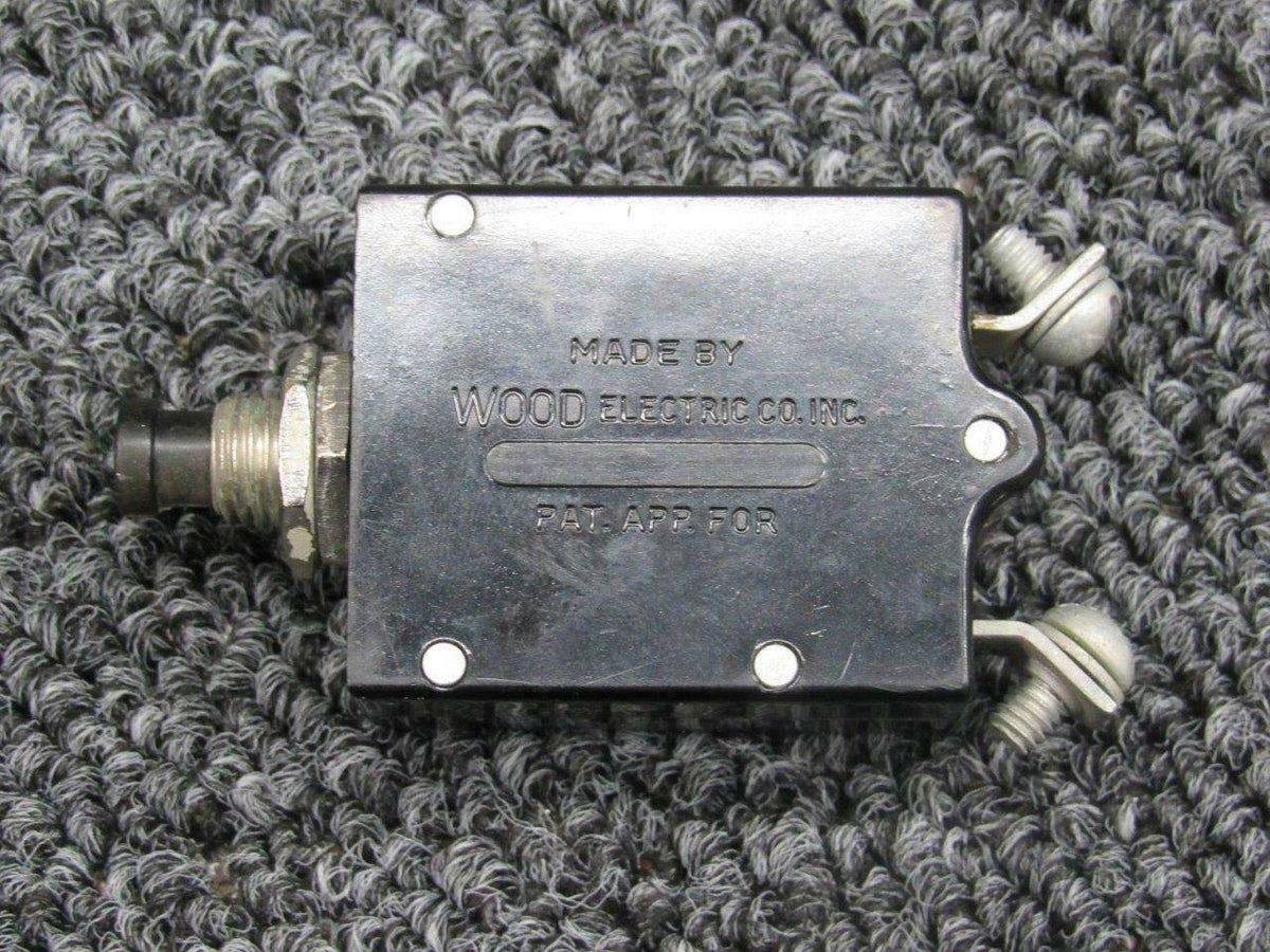 CB2315A Beech 95-B55 Wood Electric Push Breaker Switch (Volts: 28, Amps: 15) BAS Part Sales | Airplane Parts