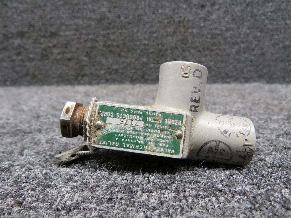 Ozone AN6245A-4 Ozone Thermal Relief Valve without Fittings (Slight Rust)