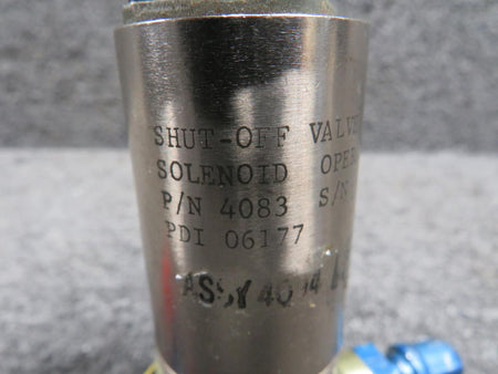 Does Not Apply 4083 Solenoid Operated Shutoff Valve