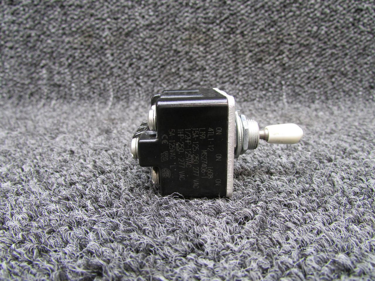Micro Switch 4TL1-12 (Alt: MS27406-1) Micro Switch Toggle Switch (White)