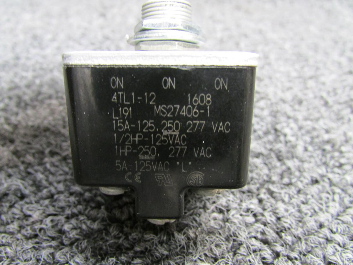 Micro Switch 4TL1-12 (Alt: MS27406-1) Micro Switch Toggle Switch (White)